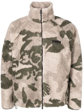 FEAR OF GOD ESSENTIALS Camouflage Fleece Jacket - Farfetch