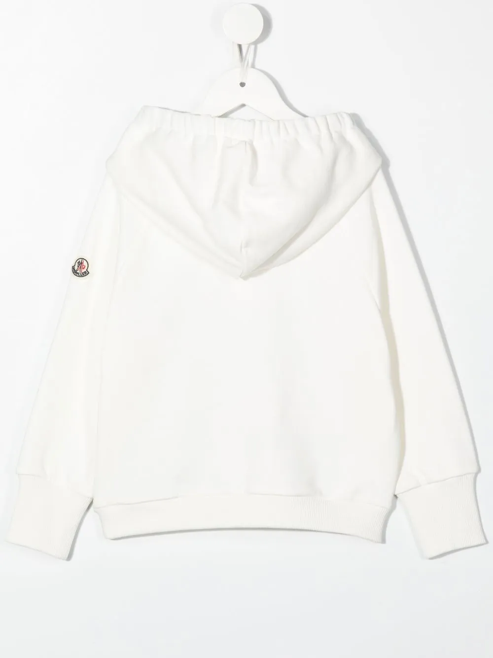Moncler Enfant Hoodie met logoprint - Wit