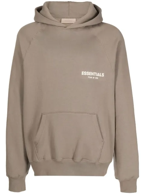FEAR OF GOD ESSENTIALS Moletom de capuz com estampa de logo