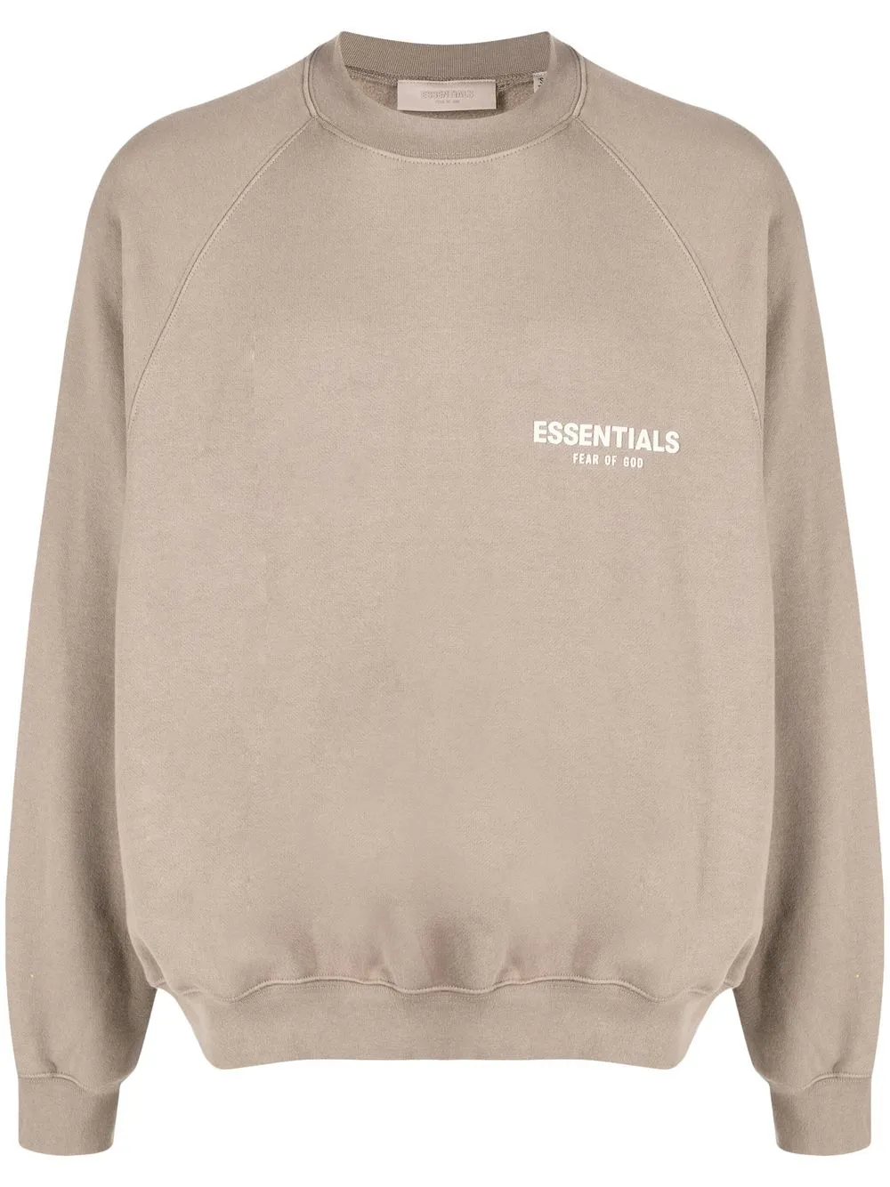 

FEAR OF GOD ESSENTIALS sudadera con logo y cuello redondo - Gris