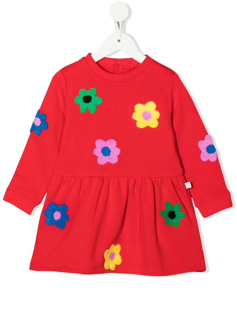 

Stella McCartney Kids sudadera con aplique floral - Rojo