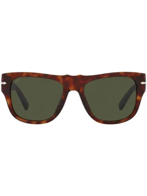 Persol tortoiseshell rectangle-frame sunglasses