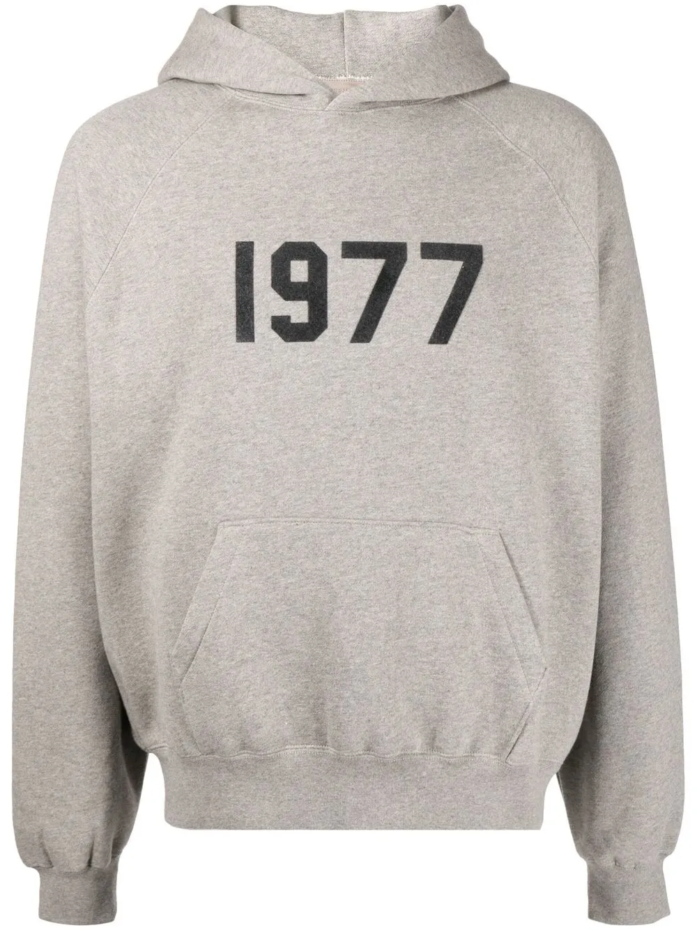 

FEAR OF GOD ESSENTIALS logo-print cotton hoodie - Grey