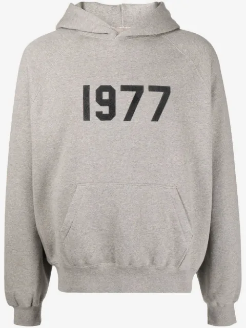 FEAR OF GOD ESSENTIALS hoodie con logo estampado