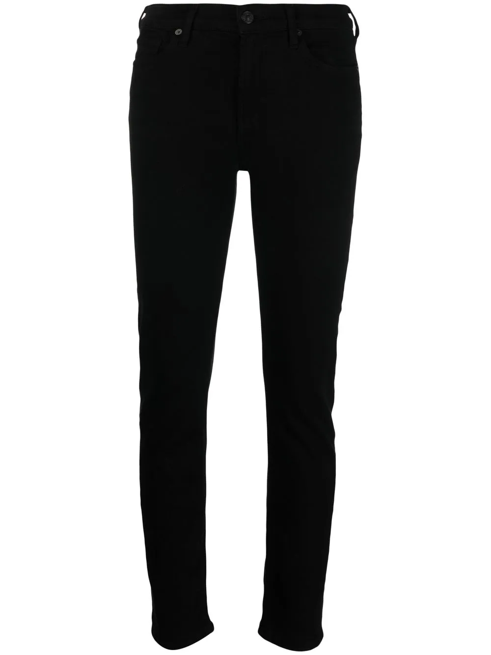 

Citizens of Humanity skinny jeans con tiro medio - Negro