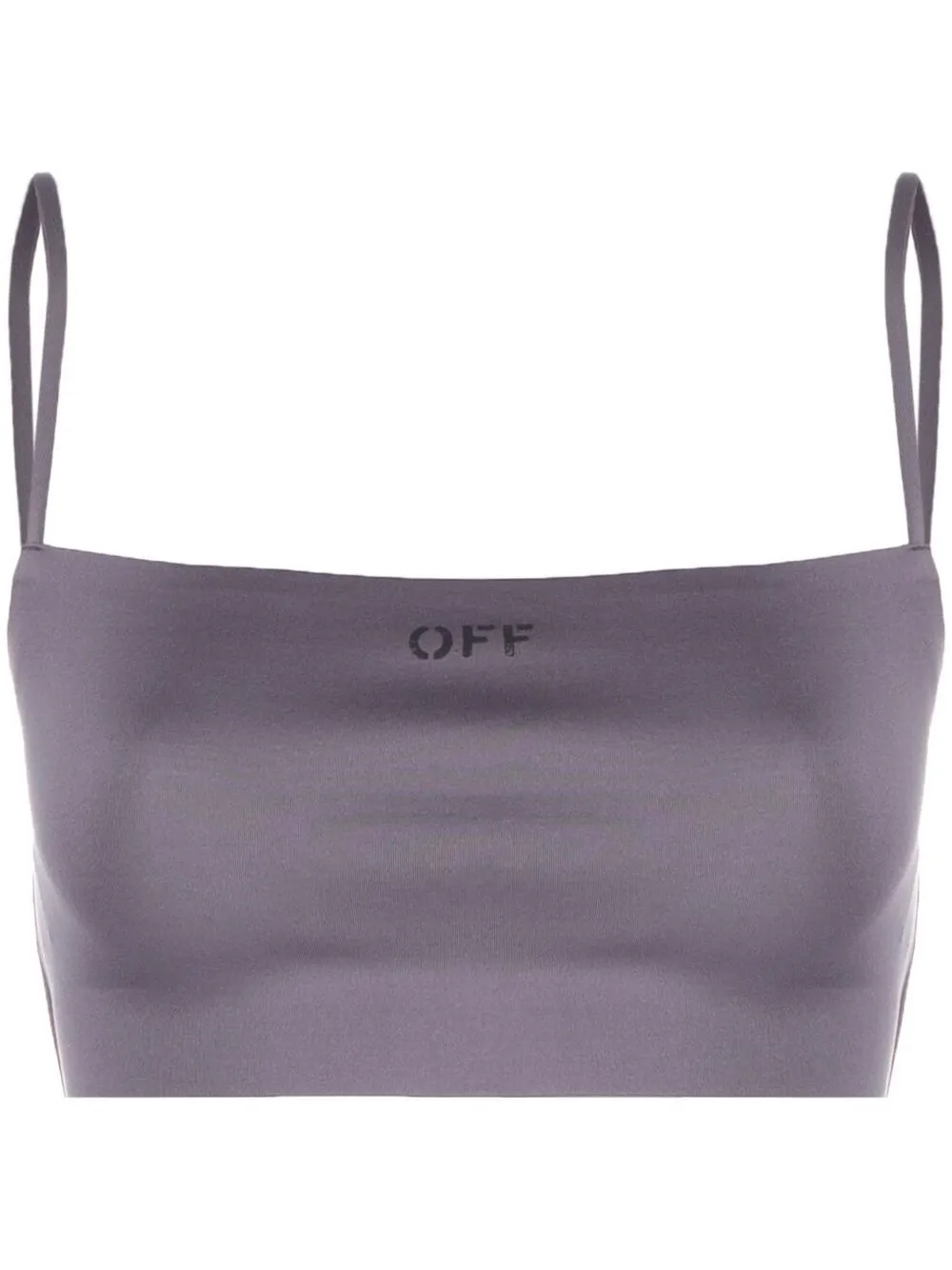 

Off-White Off Stamp bralette top - Grey