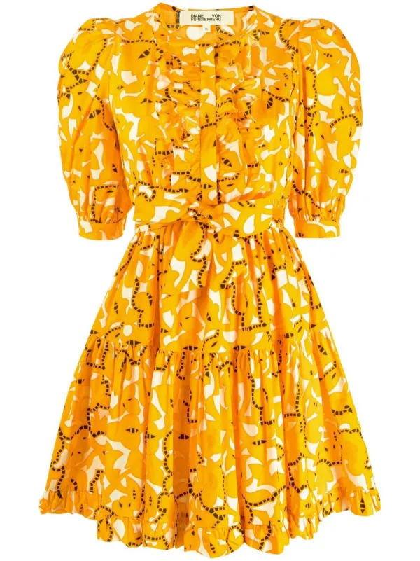 dvf orange dress Diane Von Furstenberg | Dresses | Dvf Orange Wrap Dress Perfect For Summer And Fall