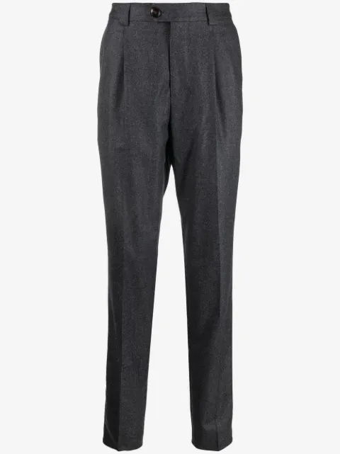 Brunello Cucinelli pleat detail tailored trousers