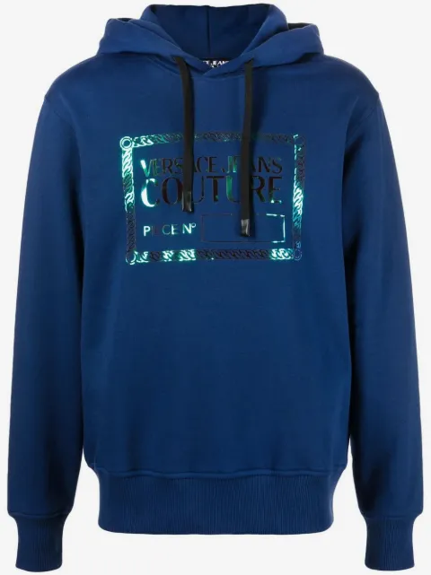Versace Jeans Couture hættetrøje med logoplade