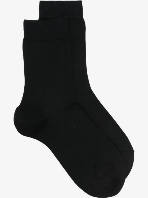 Falke intarsia-knit logo cotton socks