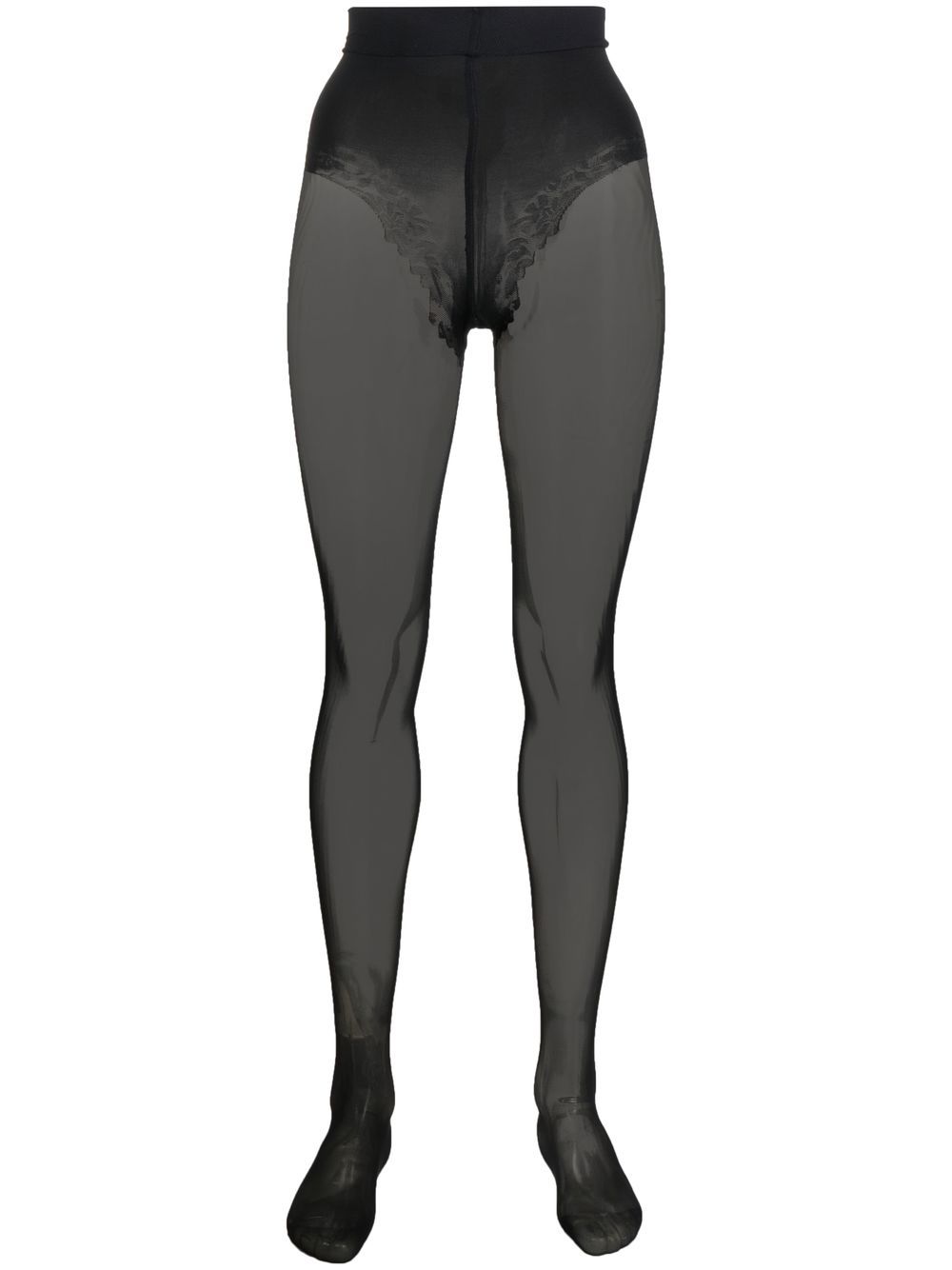 

Falke layered hight-waisted tights - Black