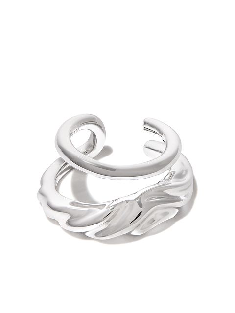 Maria Black sterling silver Rai left ear cuff