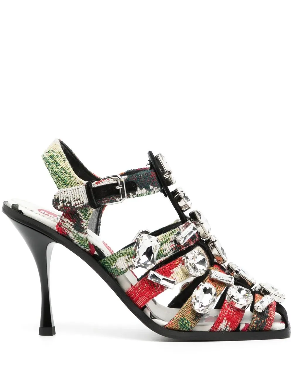 

Dsquared2 100mm heel multicolour sandals