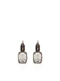 DSQUARED2 Ibra crystal-embellished clip earrings - Silver