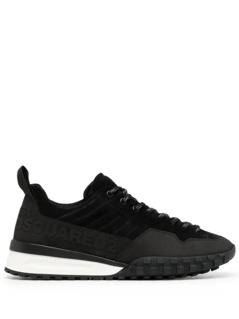 logo-print low-top sneakers