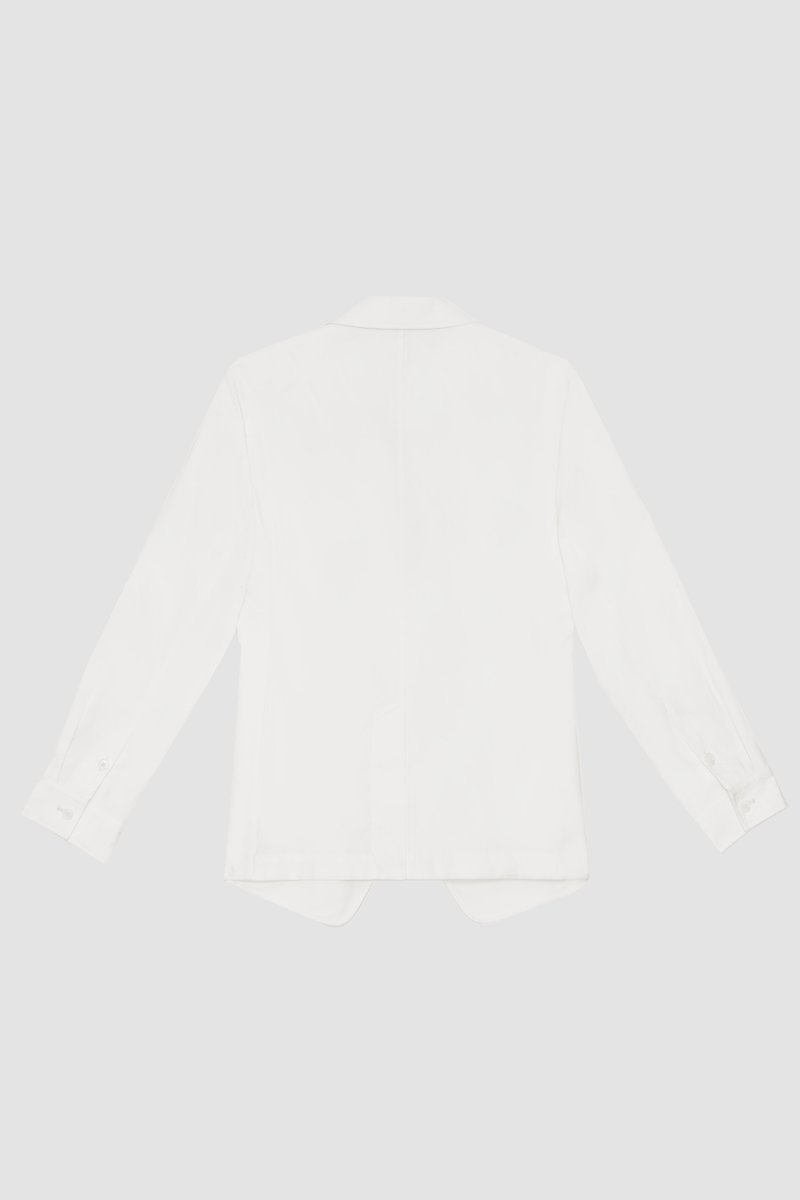 Unconstructed Blazer-white #1 Unconstructed Blazer, null- 7