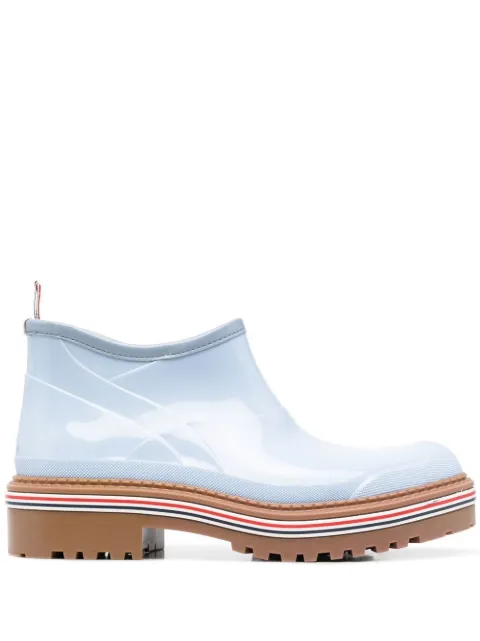 Thom Browne stripe-trim ankle boots