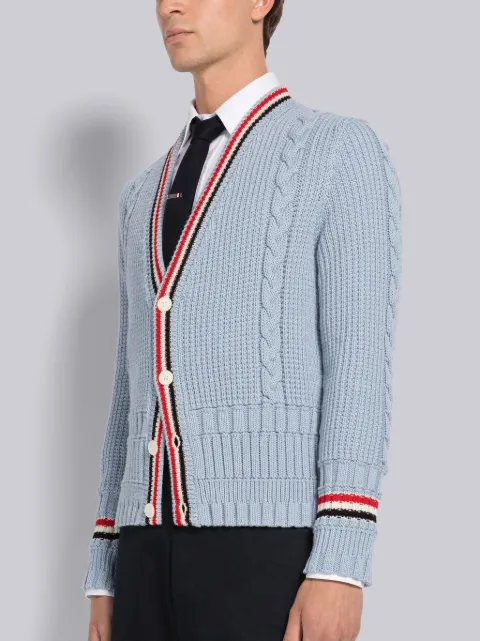 thom browne ショールカラーカーディガン ミラノリブ メリノウール