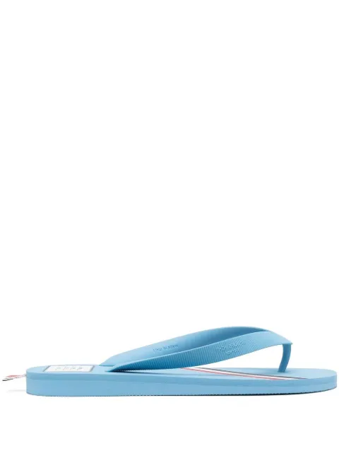 Thom Browne RWB-stripe flip flops