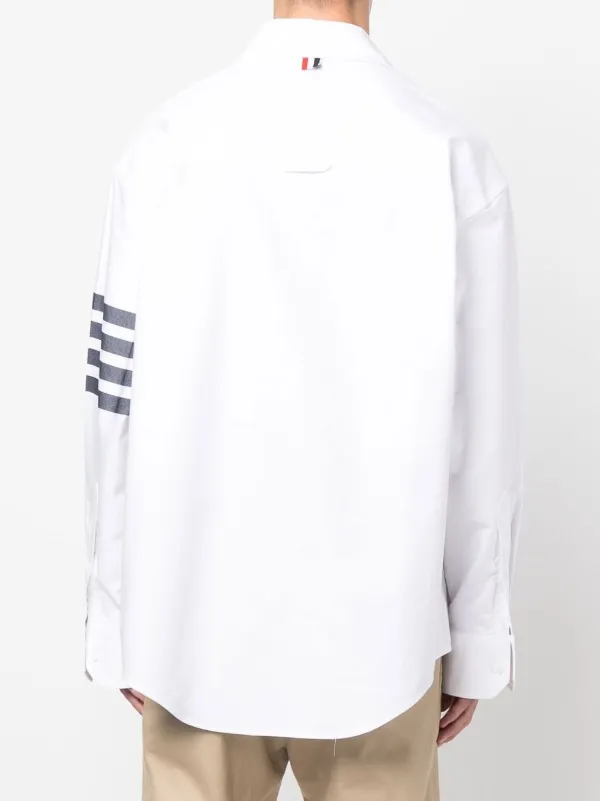 【THOM BROWNE】4 Bar Stripe Short Sleeve Dress/全国送料込み Thom Browne Cotton 4-Bar Stripe T-Shirt | Saks Fifth Avenue