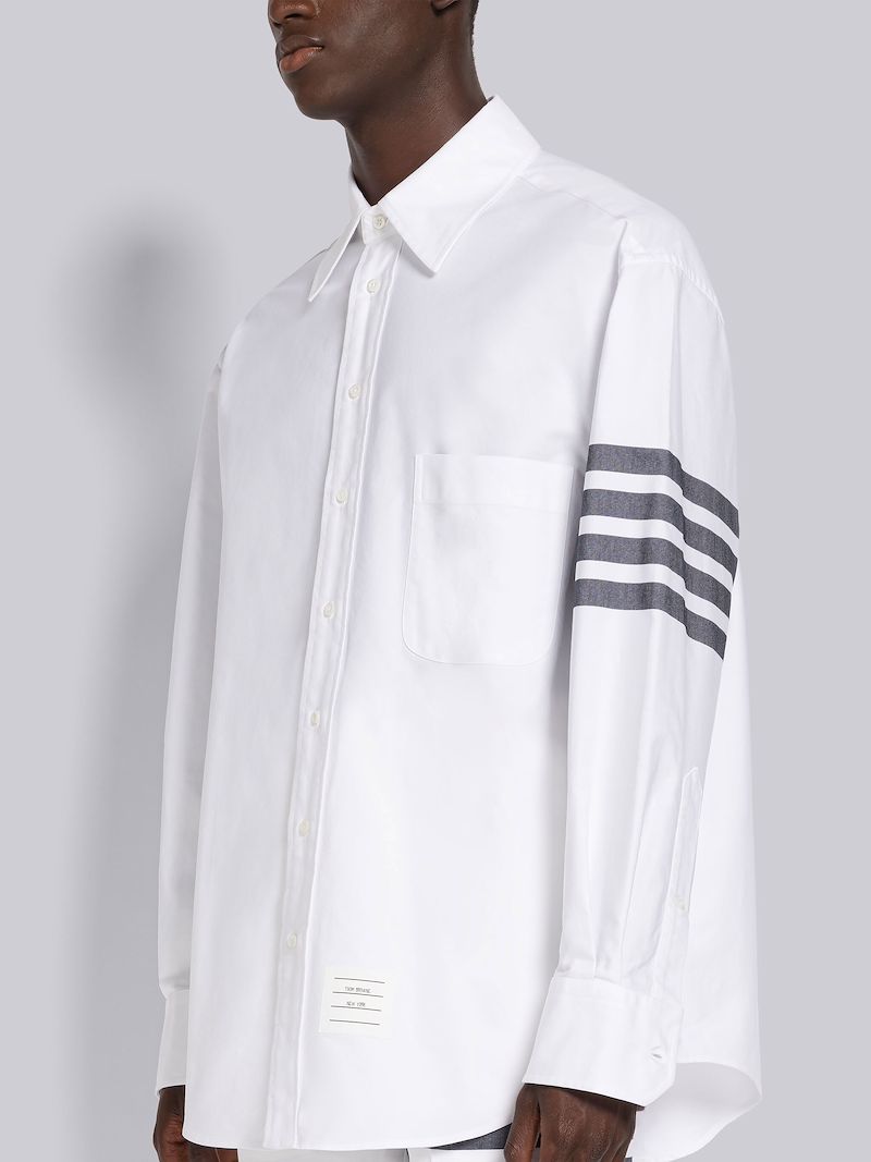 OXFORD 4BAR OVERSIZED BUTTON DOWN SHIRT Thom Browne Official