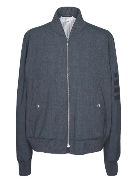Thom Browne 4-Bar stripe wool bomber jacket