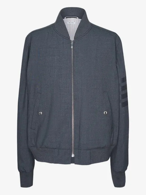 Thom Browne chamarra bomber con motivo 4-Bar