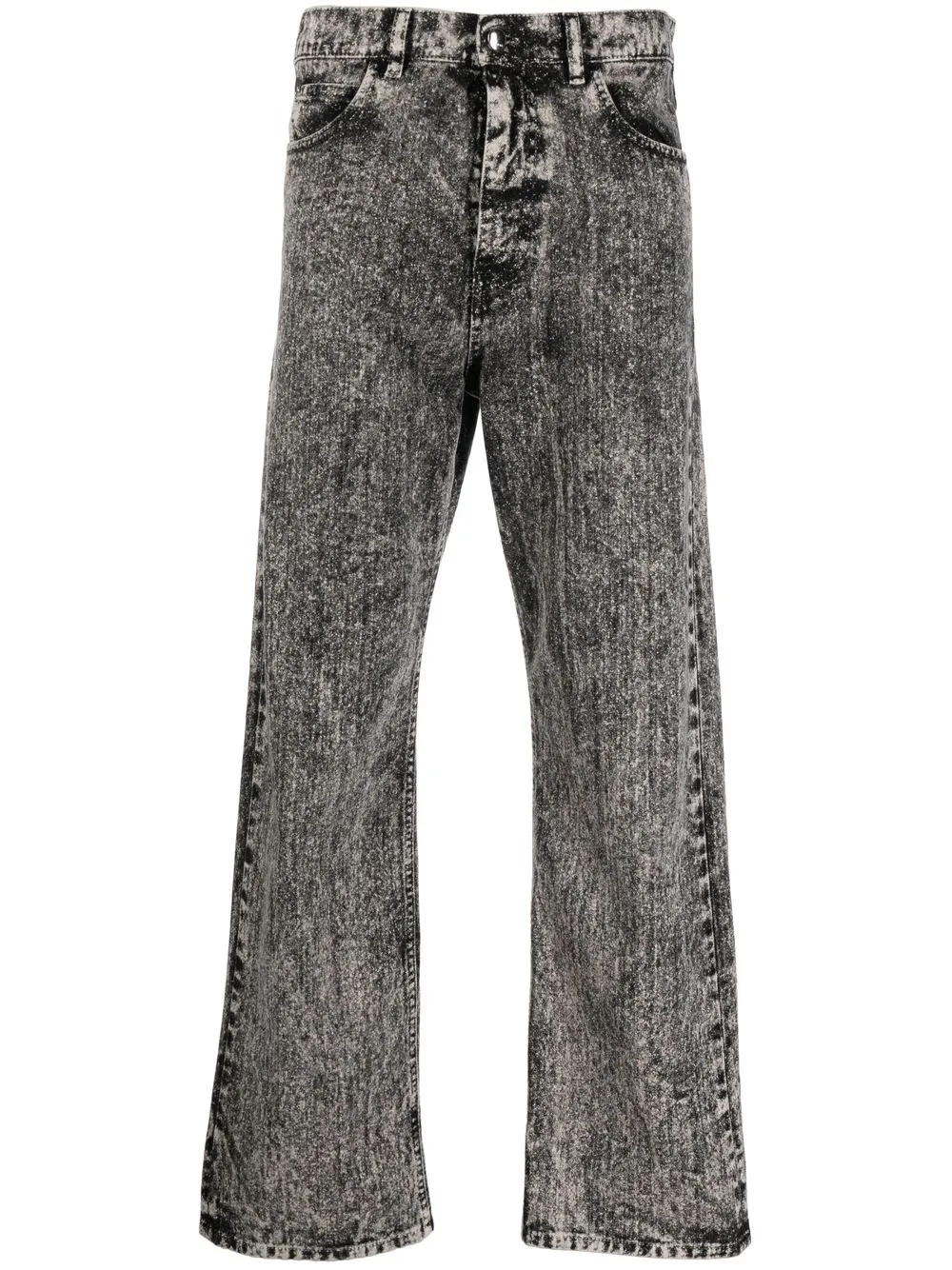 

Marni jeans rectos con bolsillos - Gris