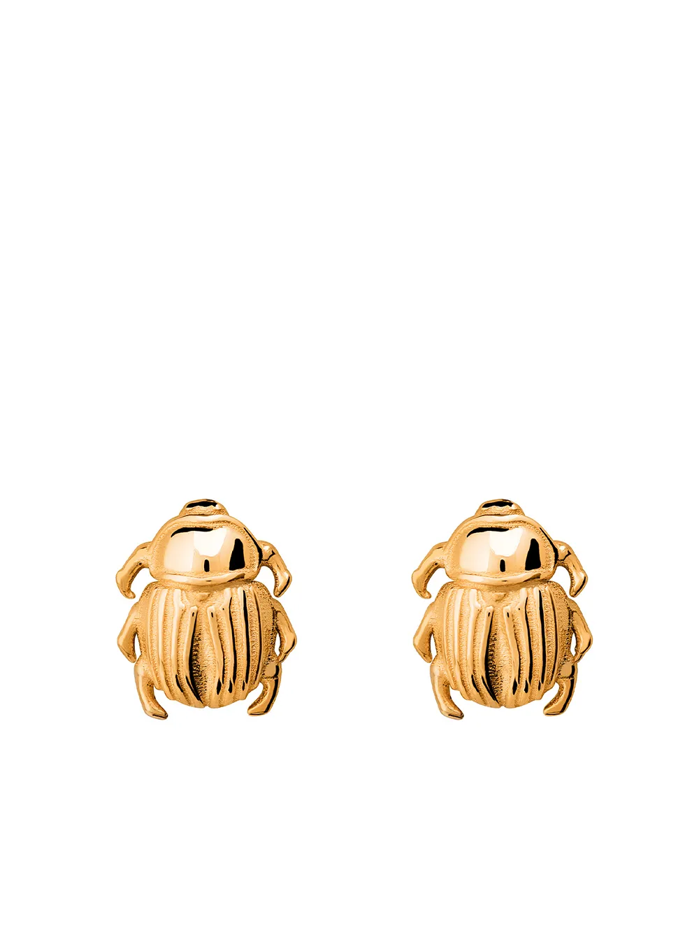 

TANE México 1942 aretes Beetle en oro amarillo de 18kt - Dorado