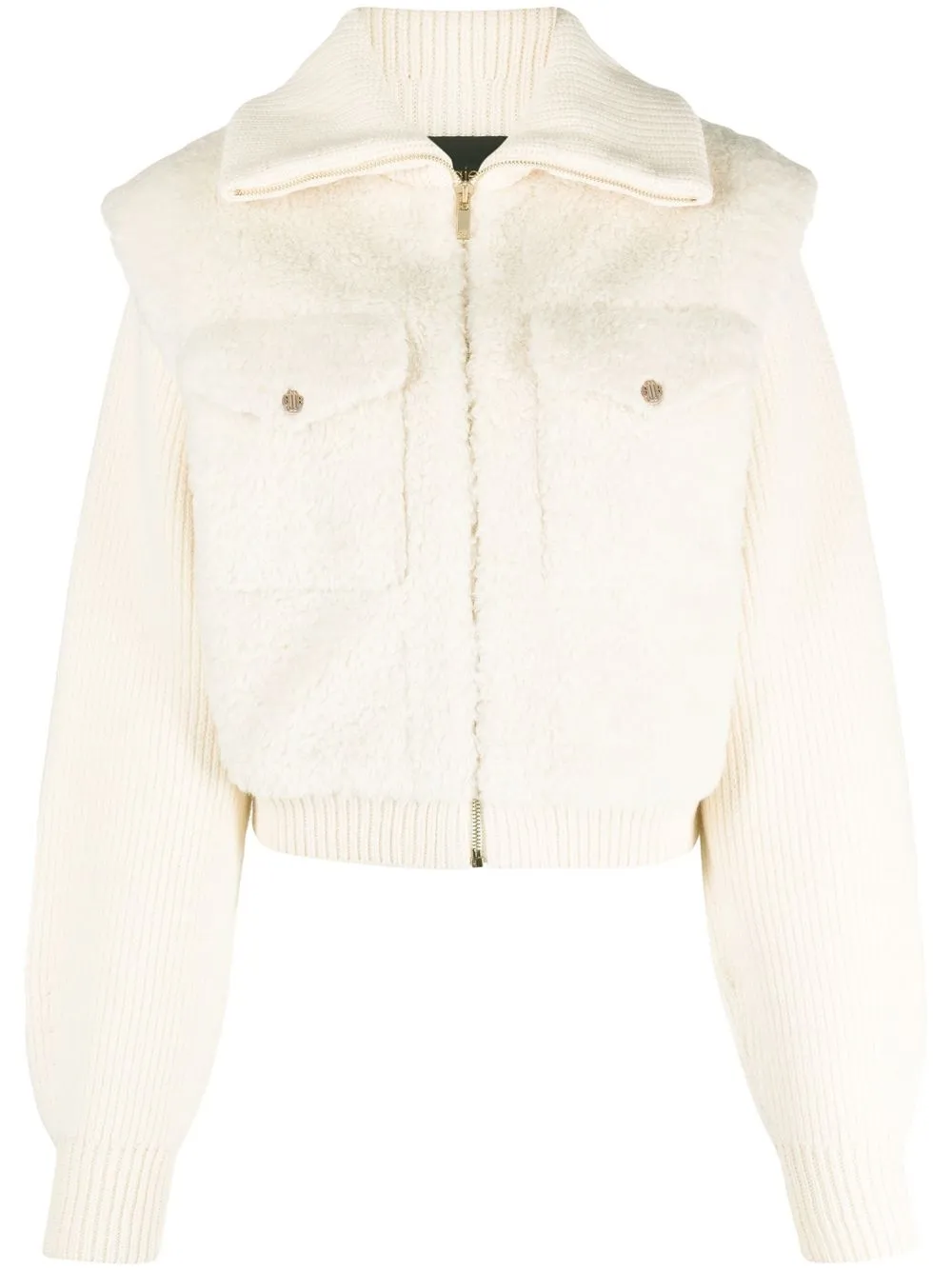 

Maje zip-fastening jacket - Neutrals