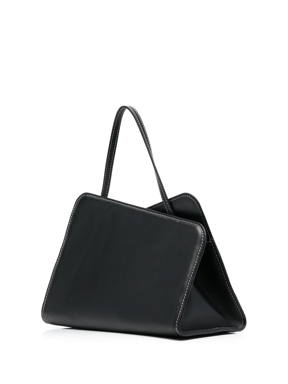 Justified Bags® Roma Top Zip Leather Black Shoulder Bag