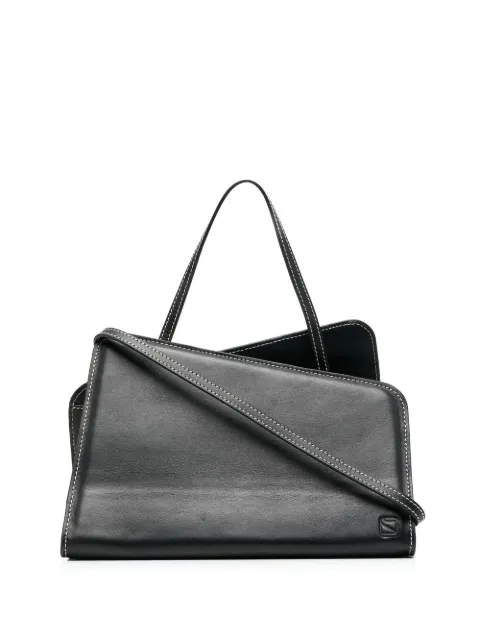 Yuzefi Slant leather shoulder bag