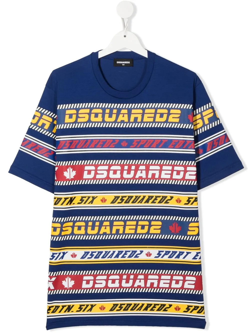 

Dsquared2 Kids playera con logo gráfico estampado - Azul