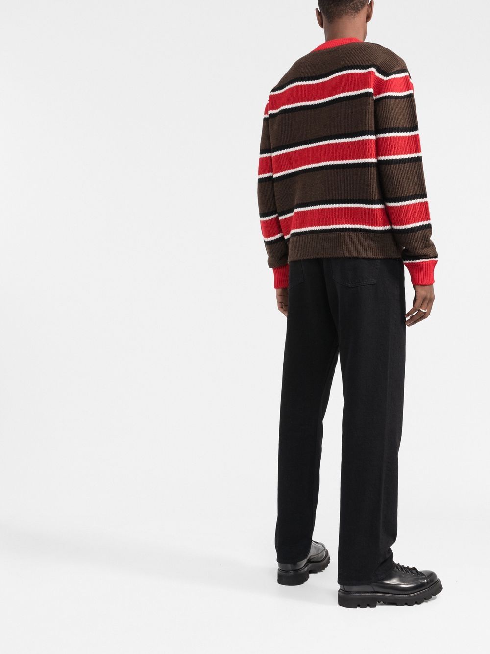 Disqued DSQUARED2 jacquard logo striped jumper Men