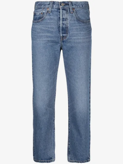 Levi's 501® cropped straight-leg jeans