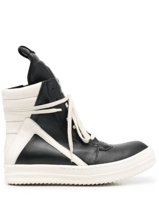 Rick Owens Panelled high-top Sneakers - Farfetch