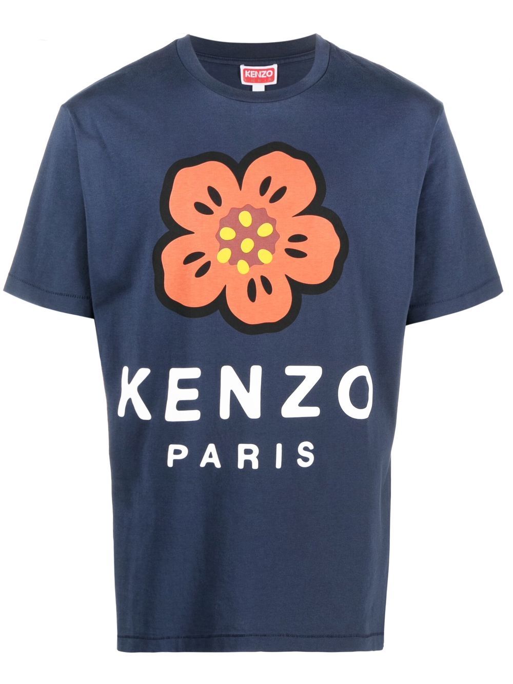 Image 1 of Kenzo Poppy-print short-sleeve T-shirt