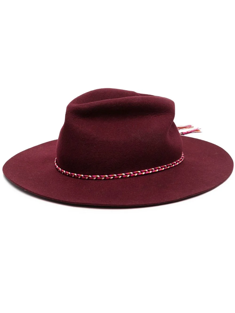 

Forte Forte wool threaded trilby - Red