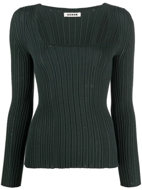 AERON Gerippter Pullover