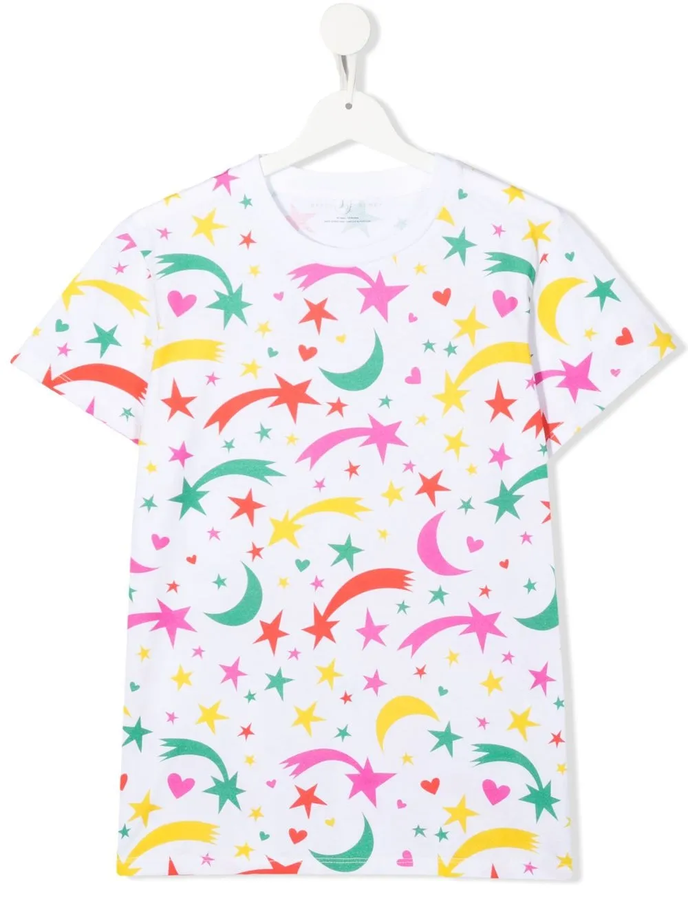 

Stella McCartney Kids playera con estrella estampada - Blanco