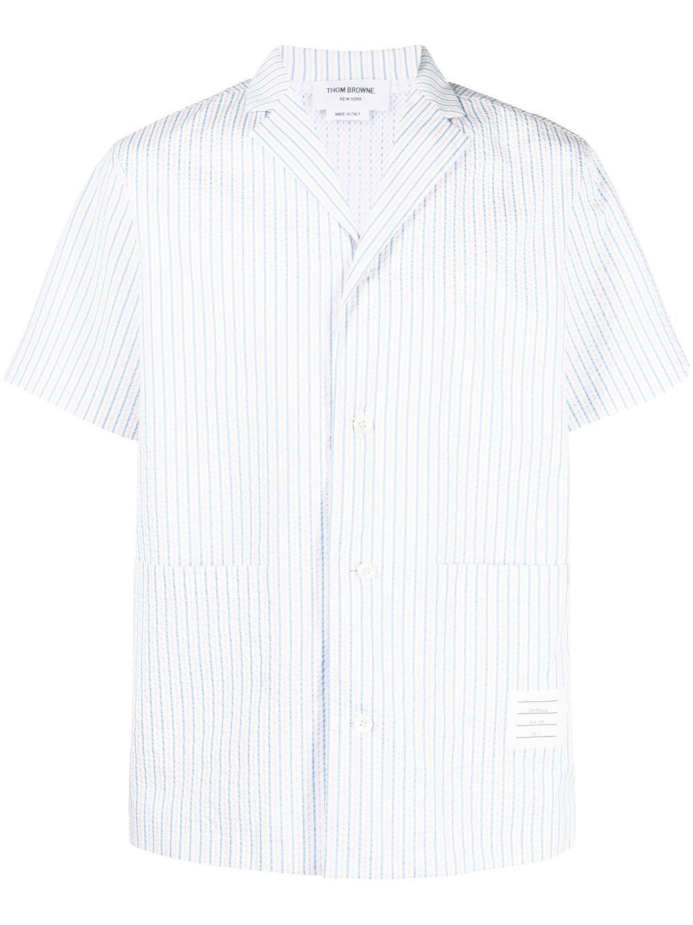 Image 1 of Thom Browne striped short-sleeved shirt
