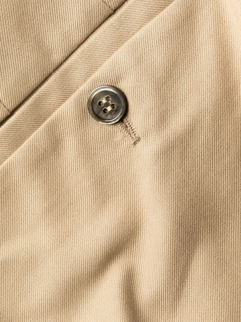 トムブラウン ベージュ ストライプ クロップド チノパン トムブラウン