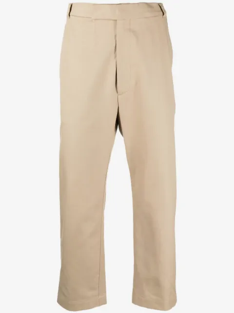 Thom Browne cropped cotton chinos