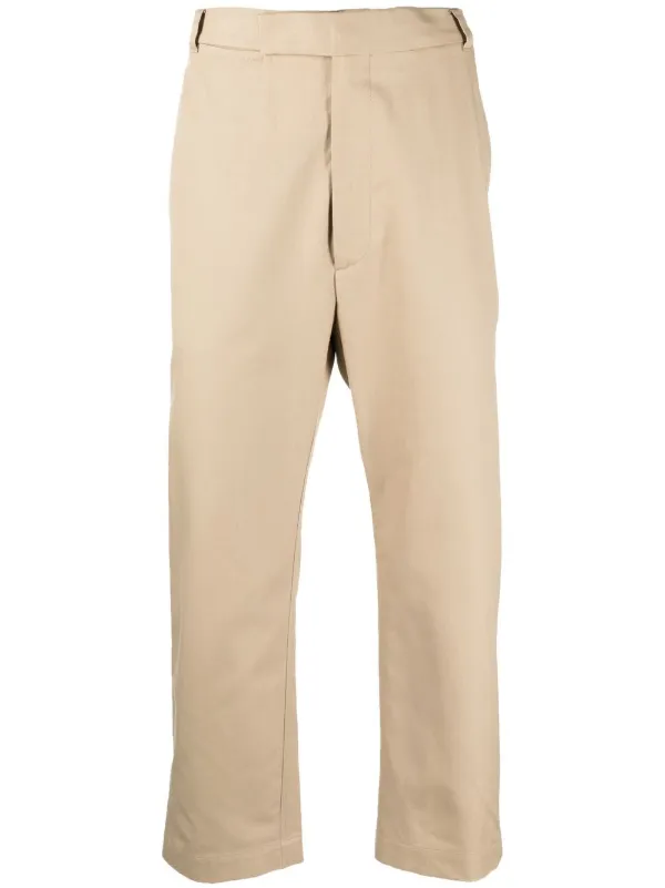 Thom Browne クロップド チノパンツ | ブラウン | FARFETCH JP