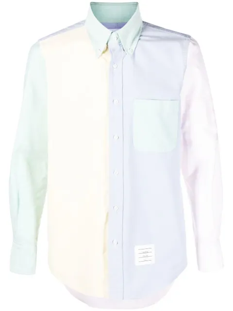 Thom Browne camisa con diseño color block