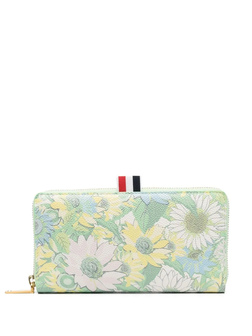 

Thom Browne cartera con estampado floral - Verde