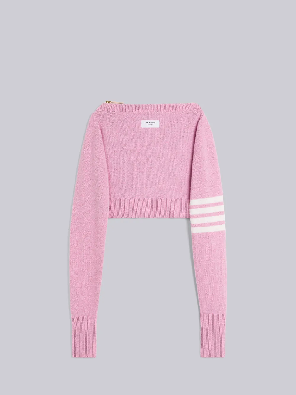 THOM BROWNE ピンク クルーネック セーター Thom Browne Jersey Stitch Merino Crew Neck Sweater Shell Bag In