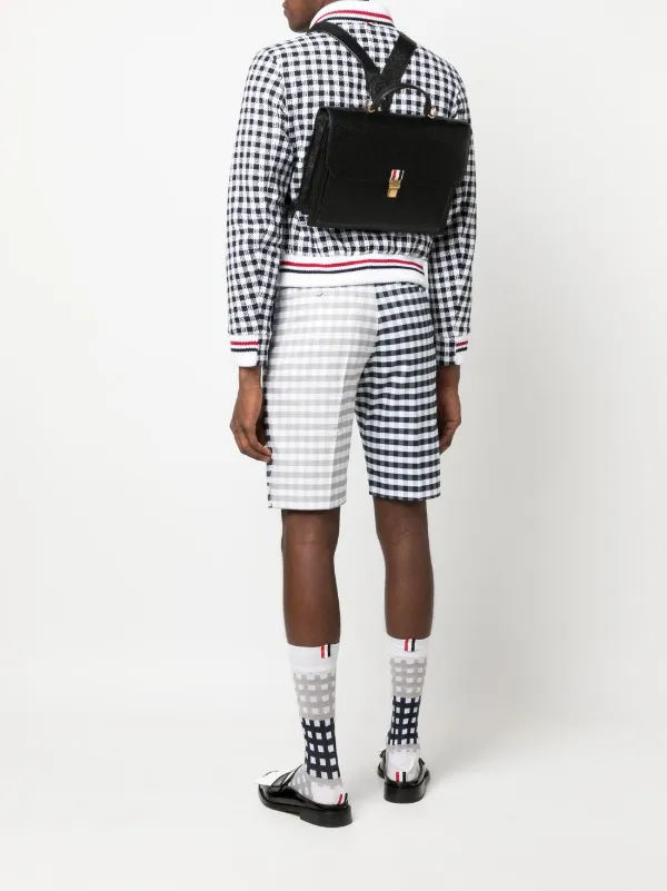Thom Browne Mr. Thom バックパック | ブラック | FARFETCH JP