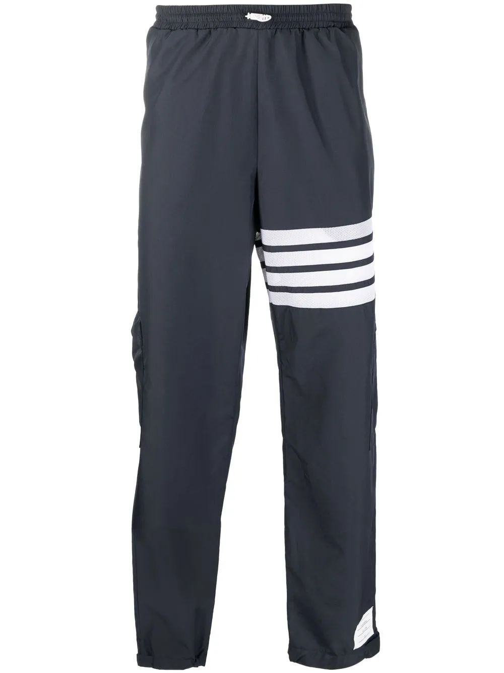 Thom Browne Blue 4-bar Stripe Cotton Track Pants In Blue