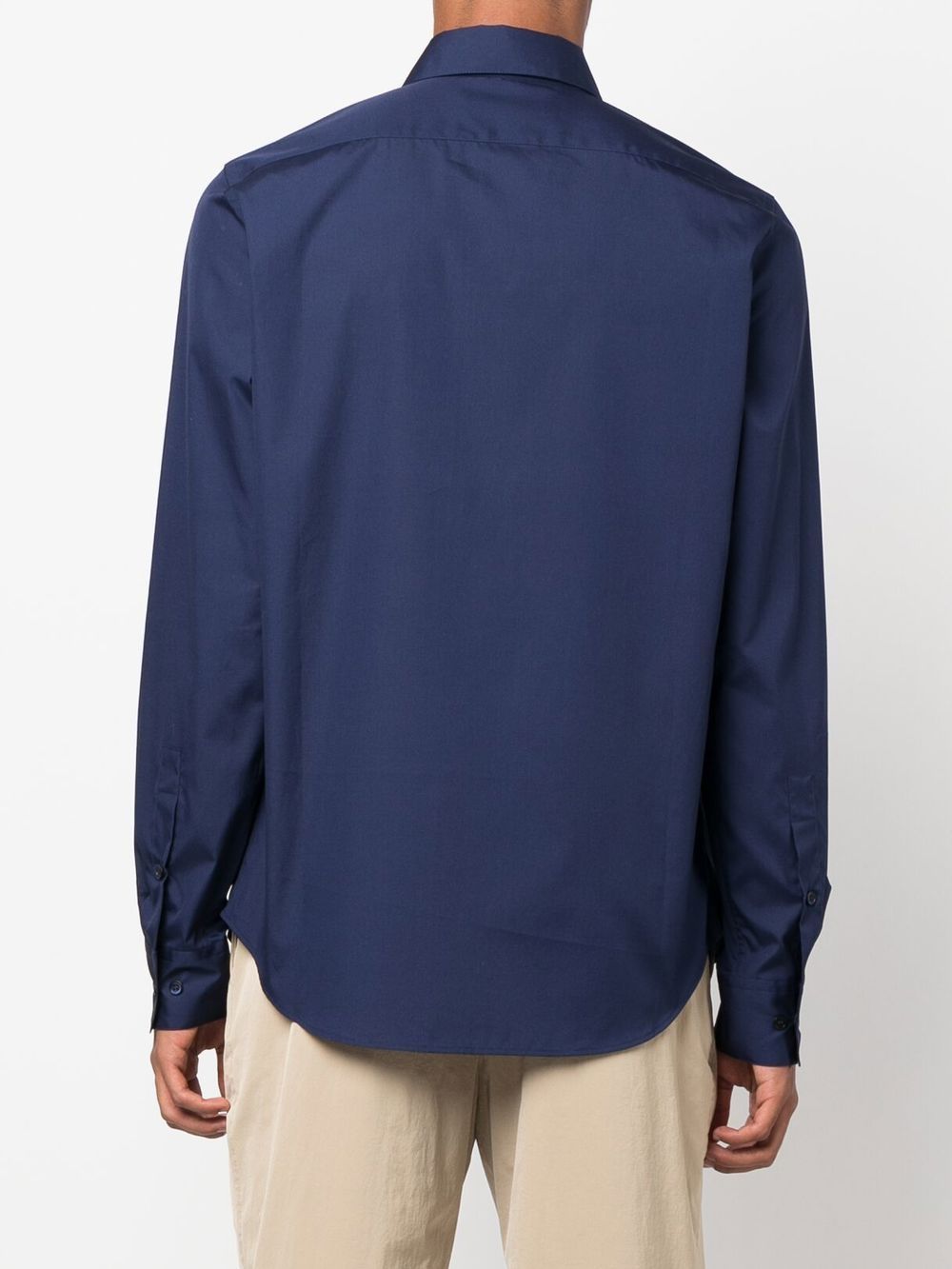 Marni logo-print long-sleeve shirt Men